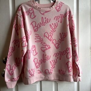 Barbie Soft Pink Hybrid Sweatshirt-XL